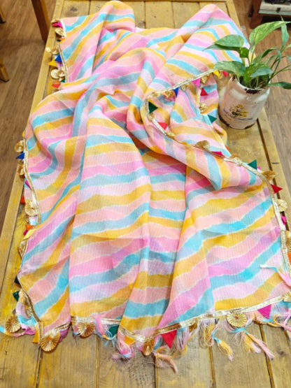 kota silk dupatta online - Desi Weaves