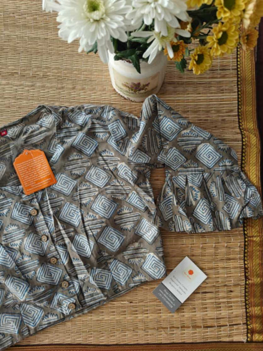 Stitched Cotton Blouse - Desi Weaves