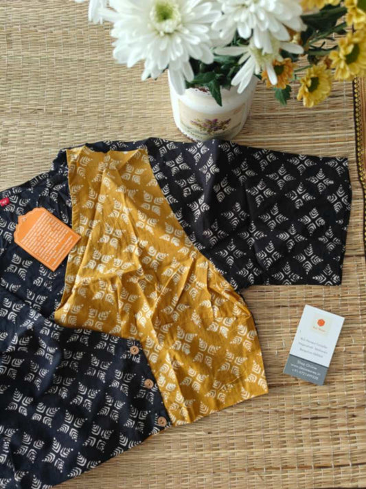 Stitched Cotton Blouse - Desi Weaves