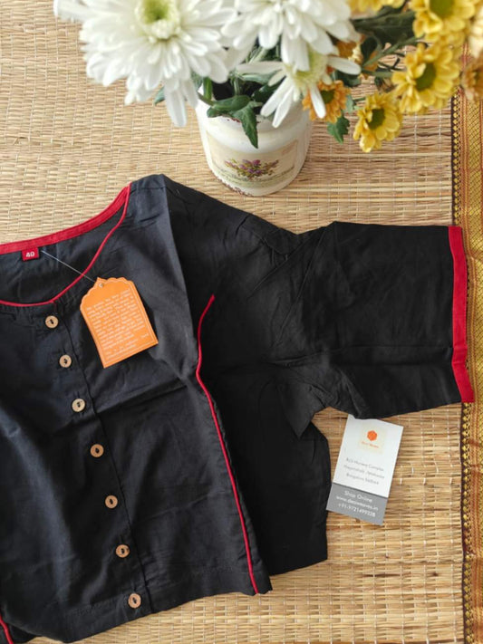 Stitched Cotton Blouse - Desi Weaves
