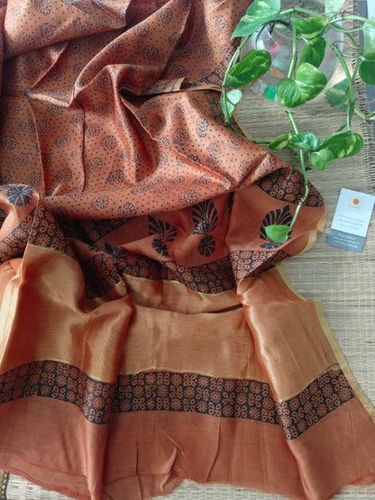 Pure Chanderi Silk Dupatta - Desi Weaves