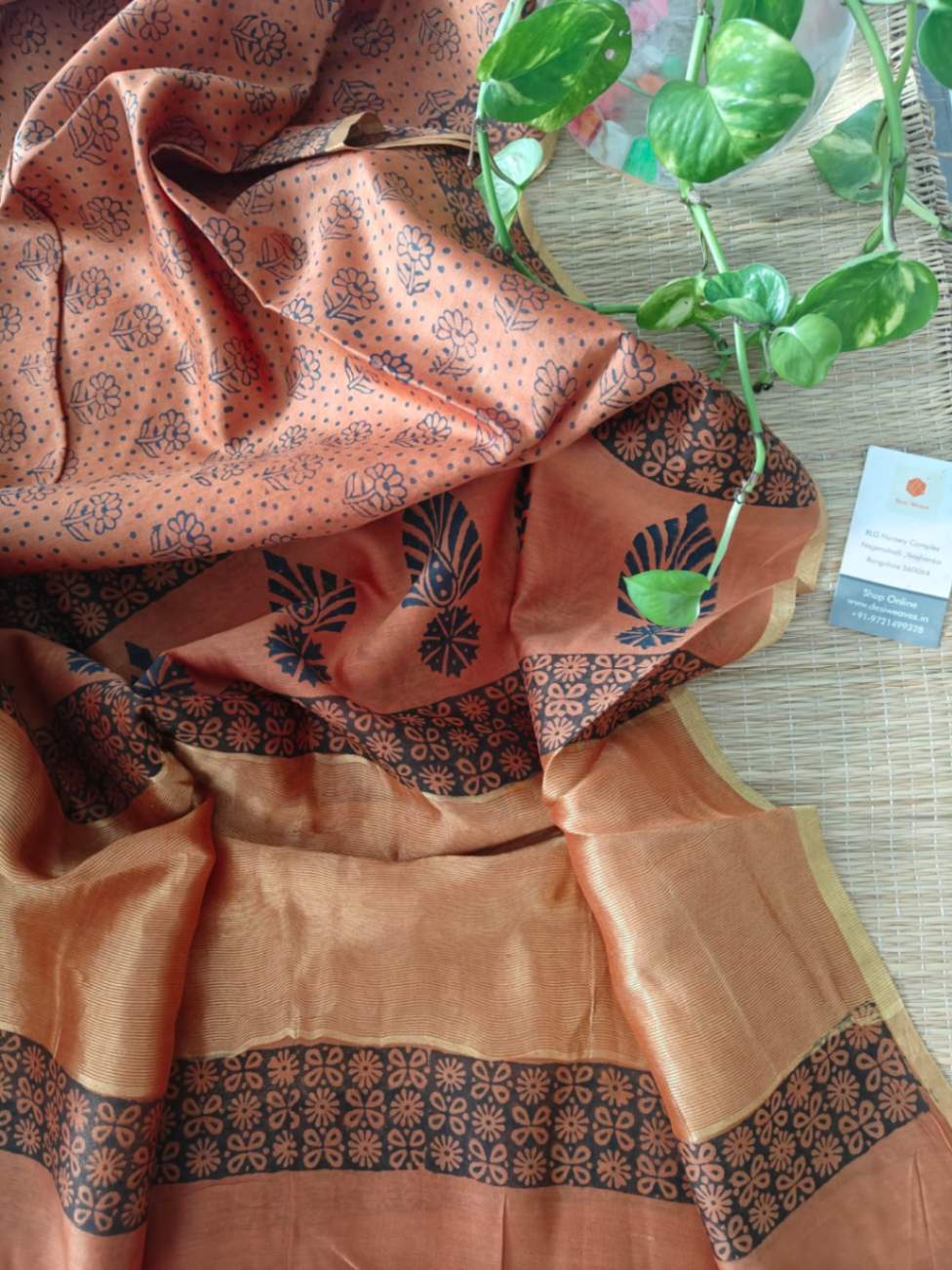 Pure Chanderi Silk Dupatta - Desi Weaves