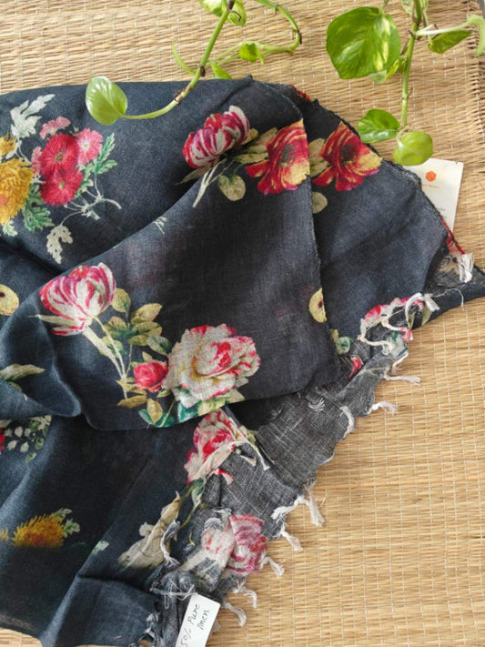 Linen Stole Online - Desi Weaves