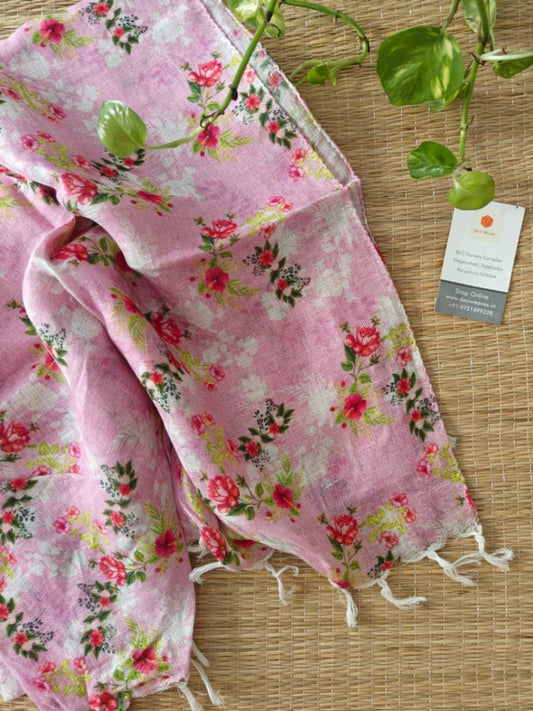 Linen Stole Online - Desi Weaves