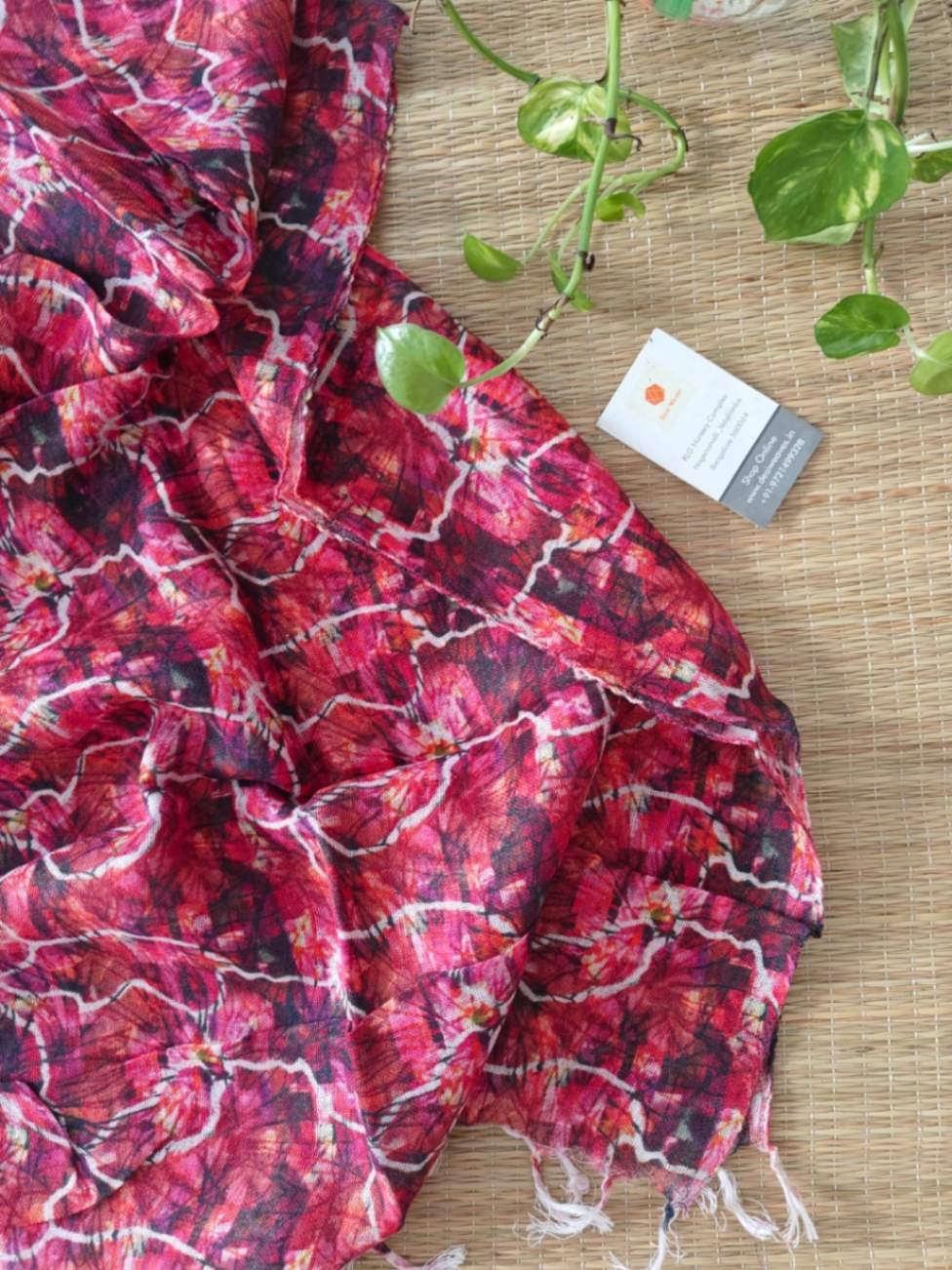 Linen Stole Online - Desi Weaves