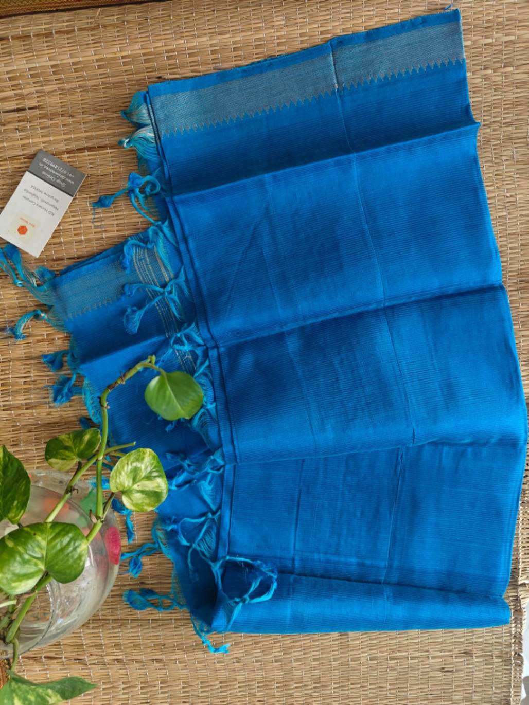 Mangalagiri silk dupatta online - Desi Weaves