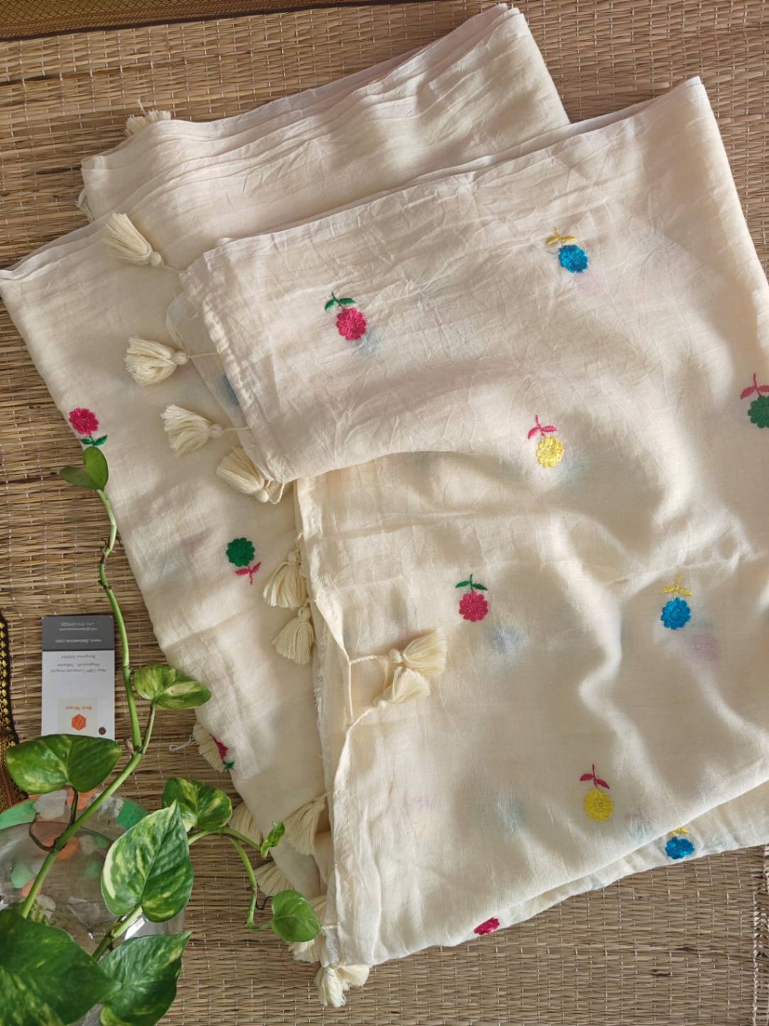 mull cotton saree online - desi weaves