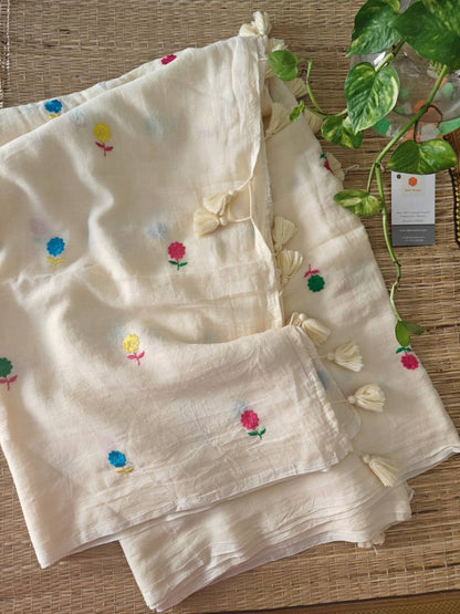 mull cotton saree online - desi weaves