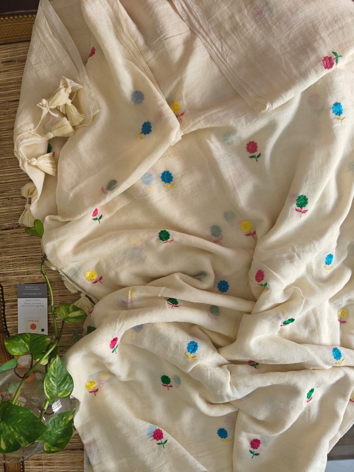 mull cotton saree online - desi weaves