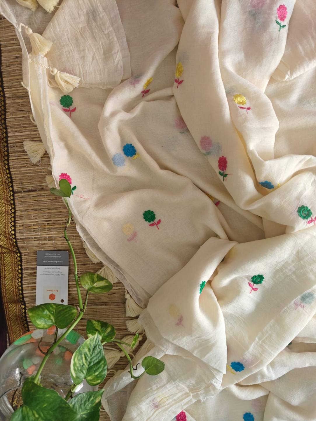 mull cotton saree online - desi weaves