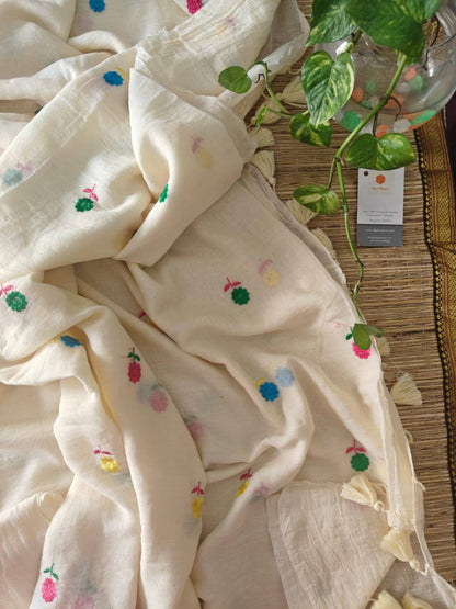 mull cotton saree online - desi weaves
