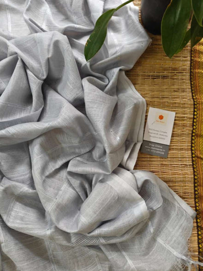 tussar silk dupatta - desi weaves