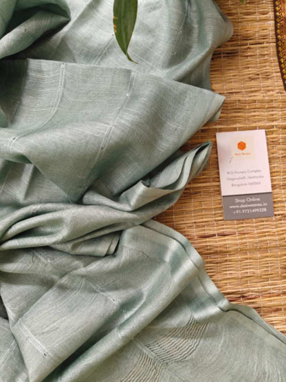 tussar silk dupatta - desi weaves