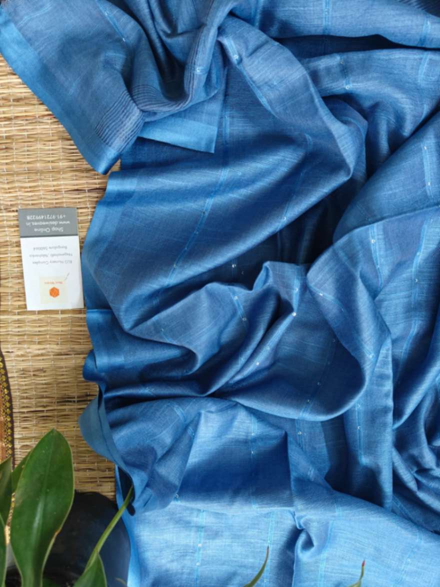 tussar silk dupatta - desi weaves