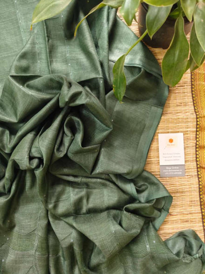 tussar silk dupatta - desi weaves
