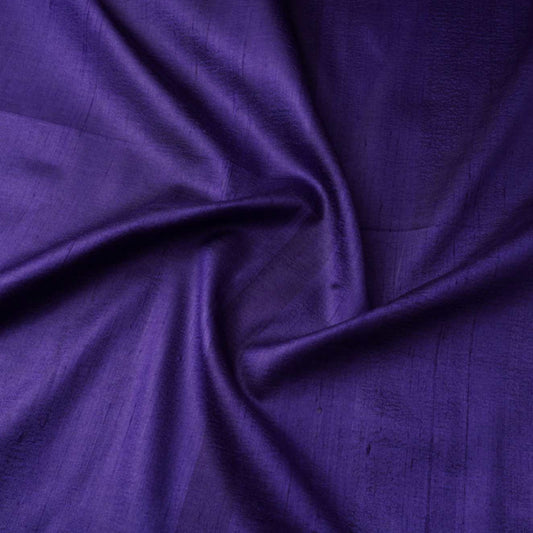 Purple Ghicha Tussar Silk Kurta Fabric