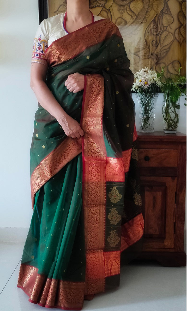 Handloom Chanderi Silk Saree Online