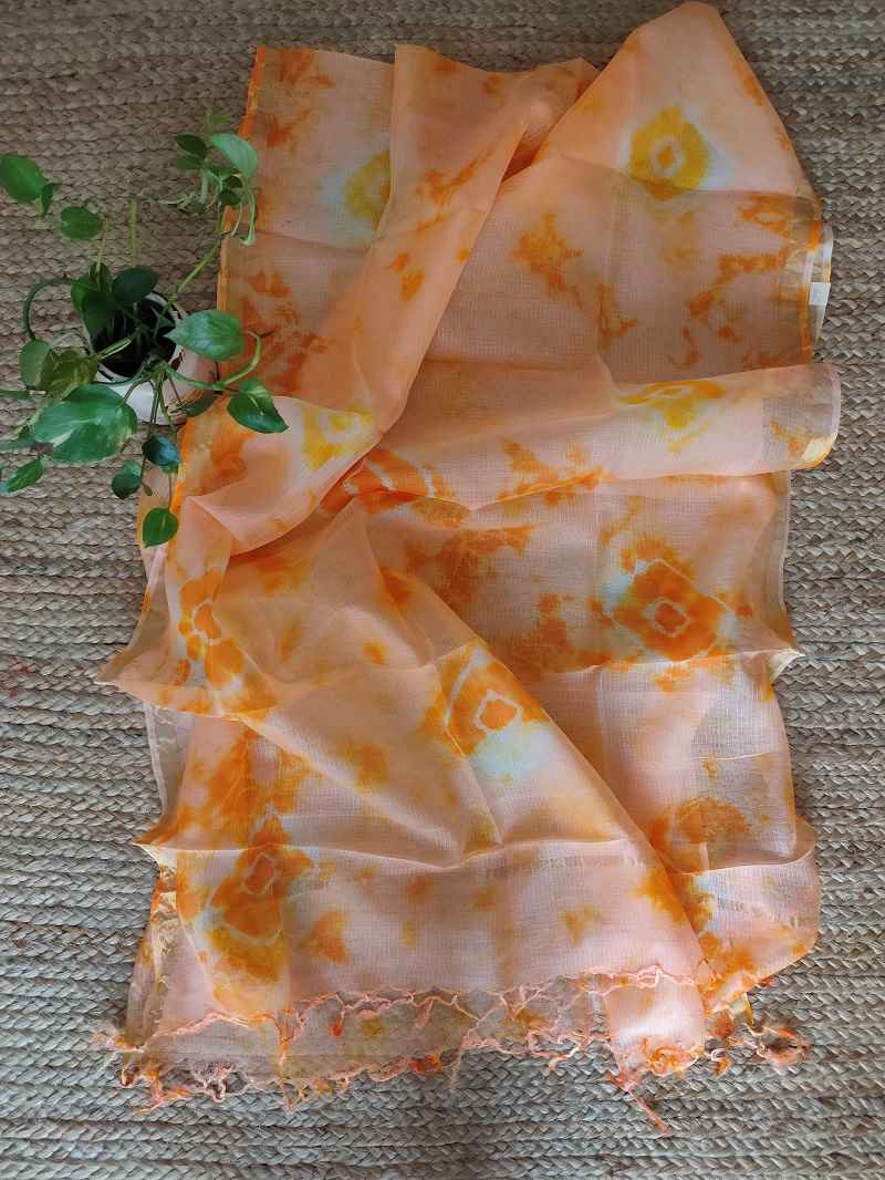 kota silk dupatta - Desi Weaves