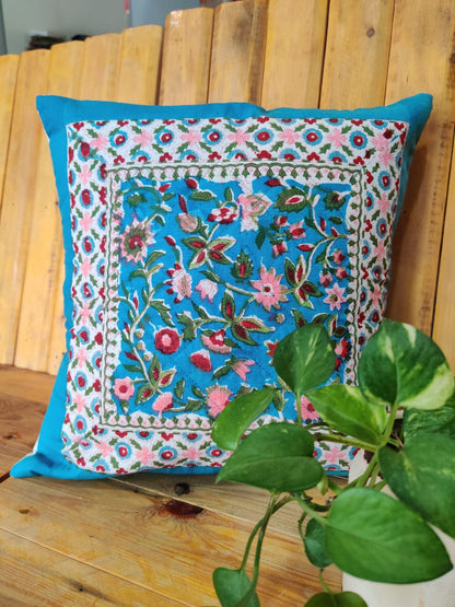 Block Print Cotton Cushion Cover Buy Online - Desi Weave