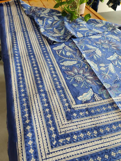 Block Printed Cotton Table Cover - Desi Weaves