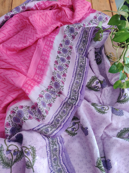 Tussar  Silk Suit Dupatta Online - Desi Weaves