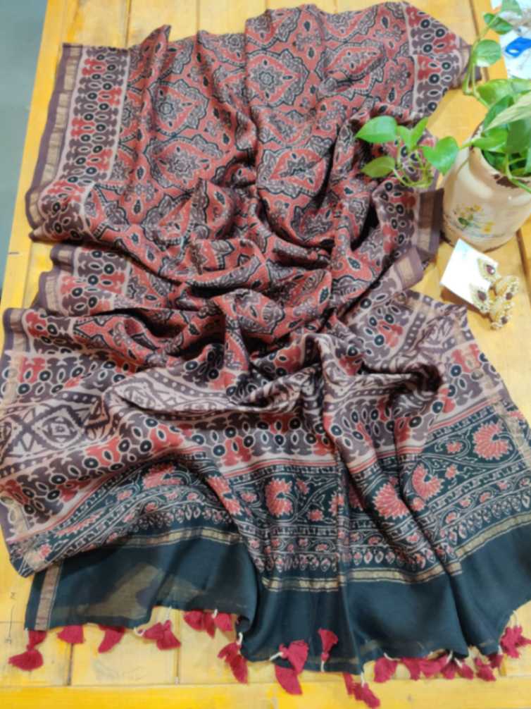 Chanderi dupatta online - Desi Weavea