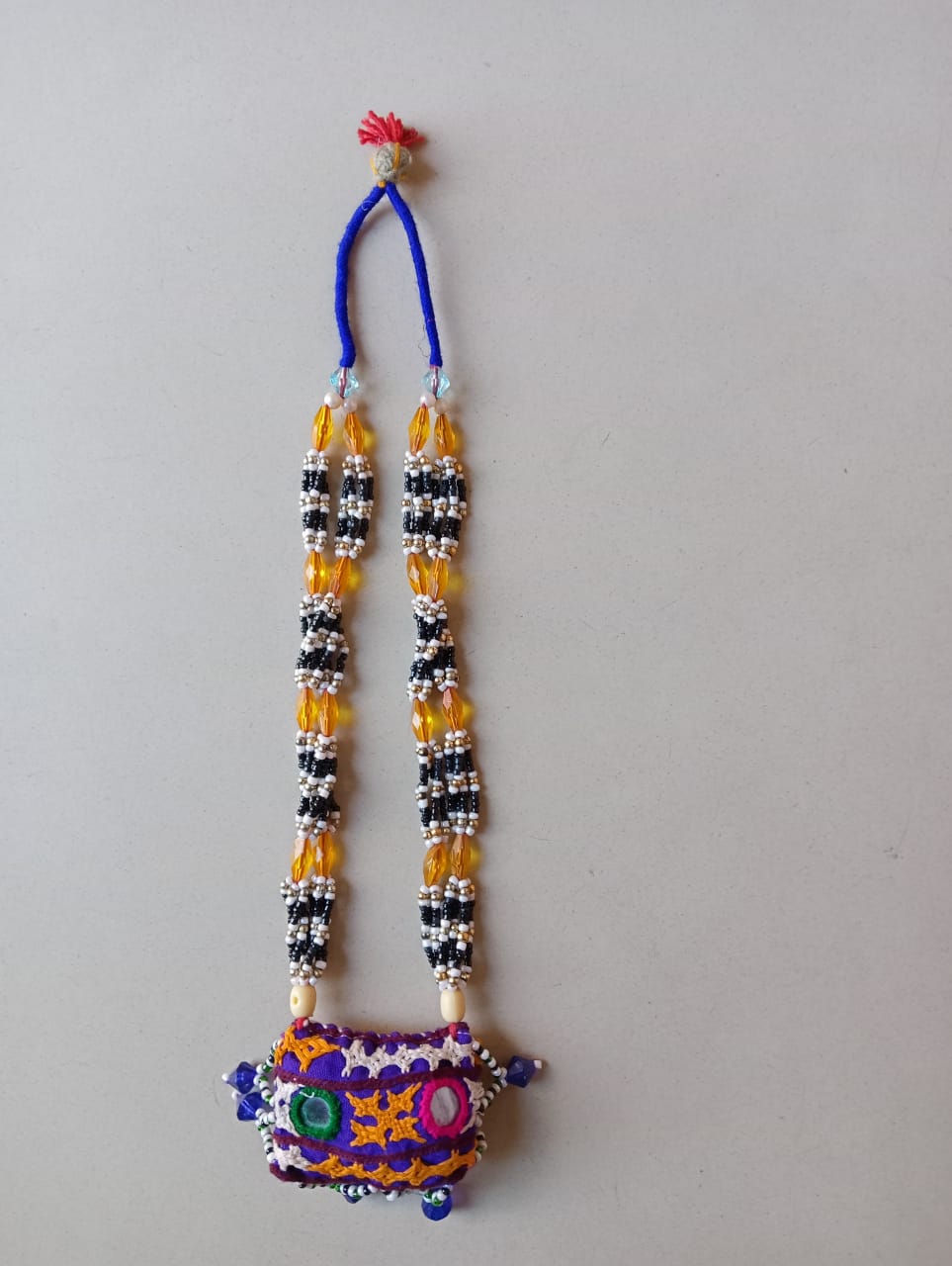 Hand Embroidered Kutch Necklace - Desi Weaves