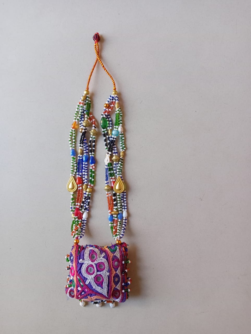 Hand Embroidered Kutch Necklace - Desi Weaves