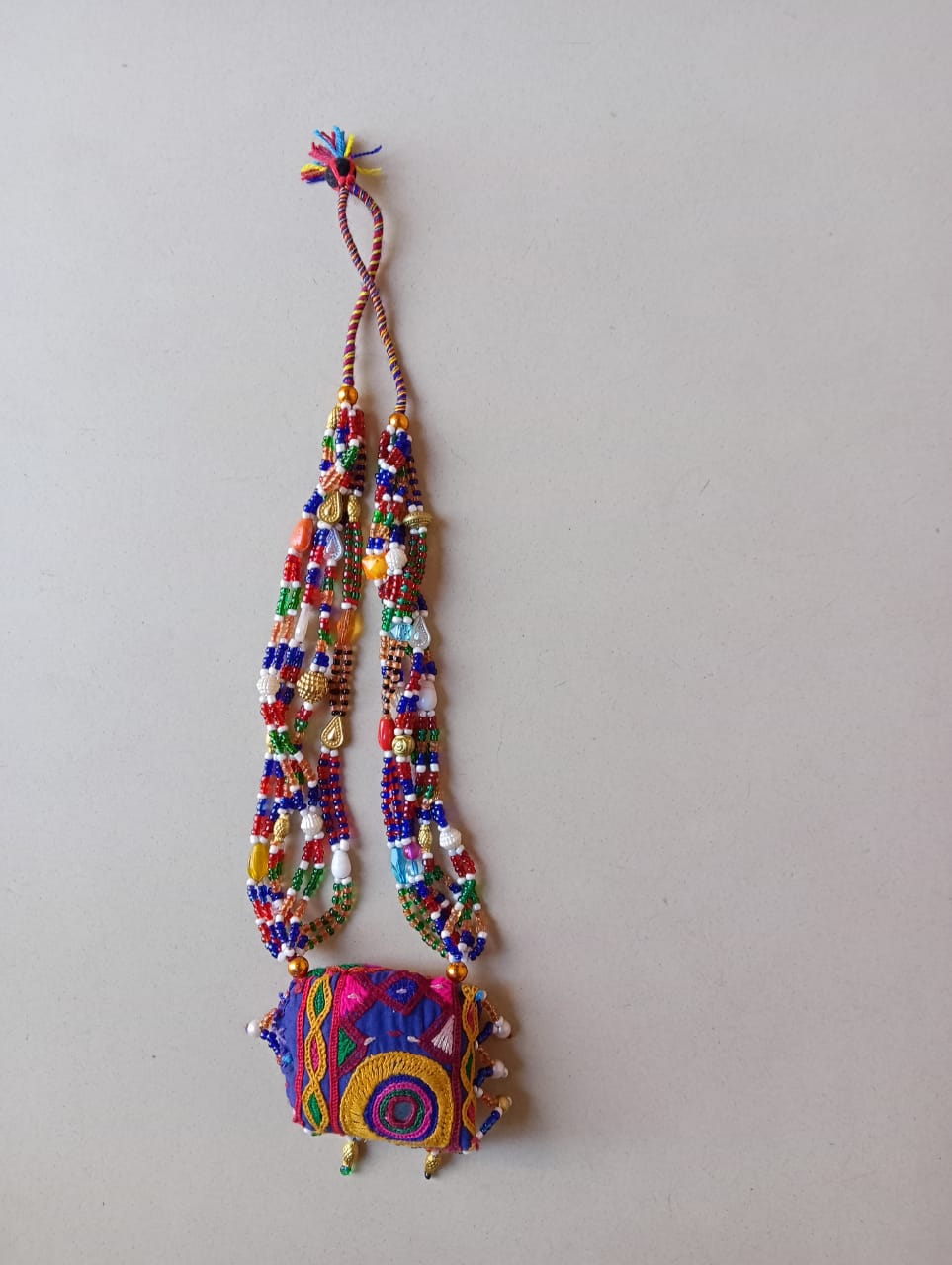 Hand Embroidered Kutch Necklace - Desi Weaves