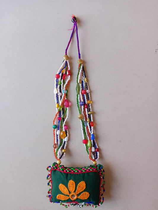 Hand Embroidered Kutch Necklace - Desi Weaves