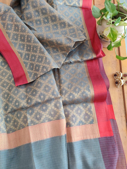 Kota Silk dupatta - Desi Weaves