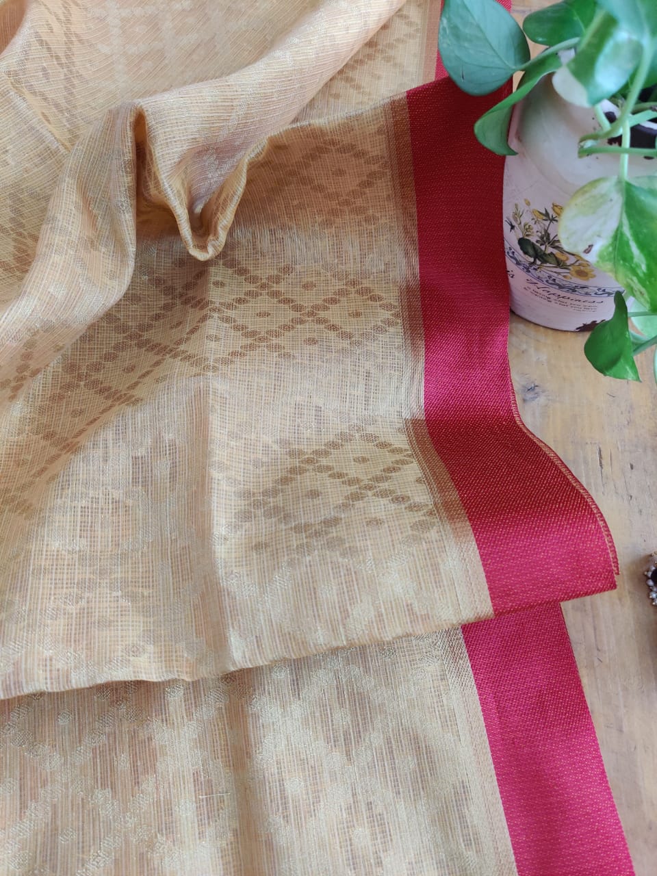 Kota Silk dupatta - Desi Weaves