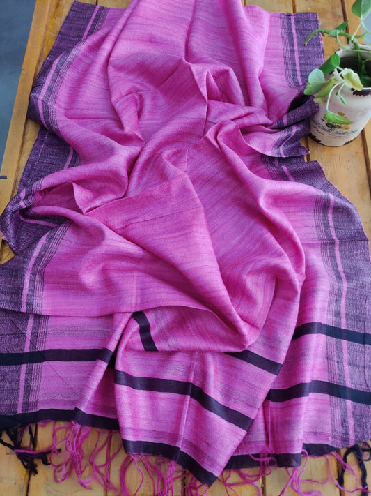 Jyoti  Handloom Ghicha Pure Tussar Silk Dupatta