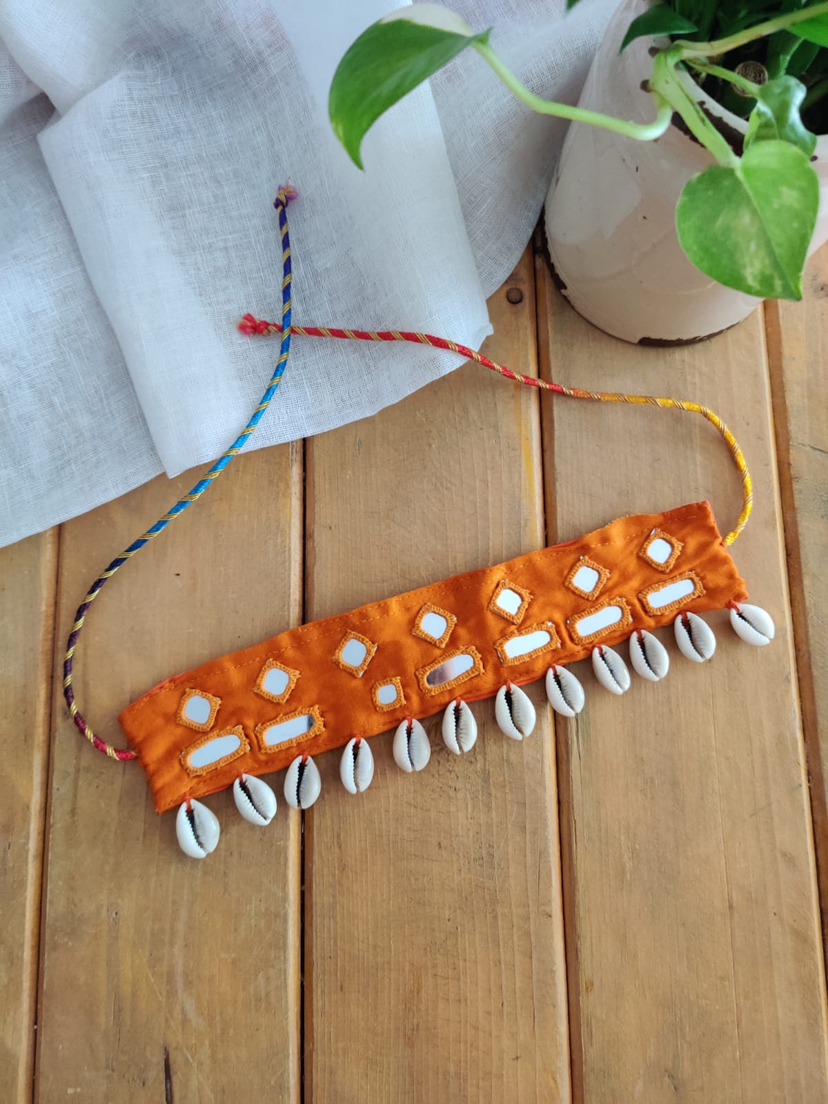 Hand Embroidered Kutch Necklace - Desi Weaves