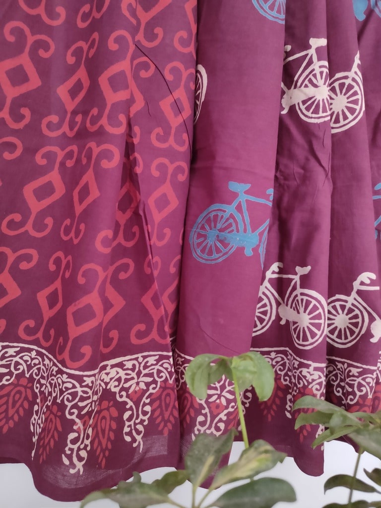 Cotton saree online - Desi Weave